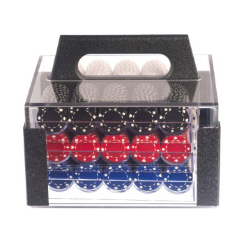 Bird Cage Style Handled Chip Carrier with 6 Tray Capacity - No Lock