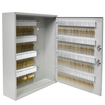 STEELMASTER® Key Cabinet 200 Key Capacity - Dual Control - Keyed Differently