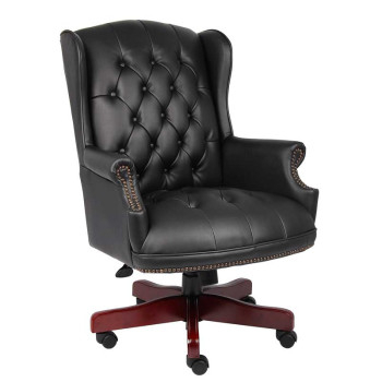 Traditional Executive Chair, Black