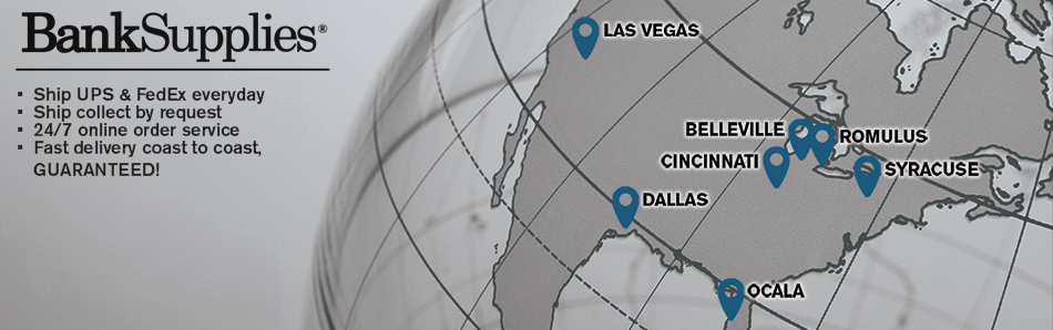 BankSupplies Ships From Seven Warehouses Across the USA