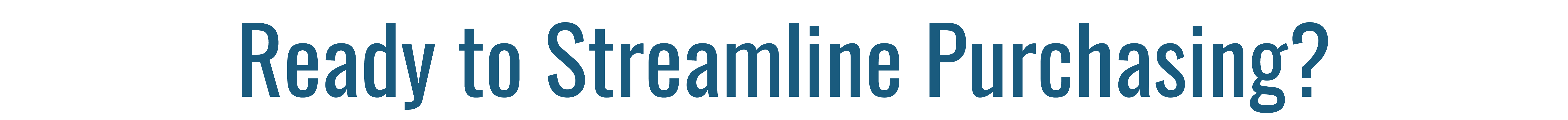 Ready to streamline purchasing?
