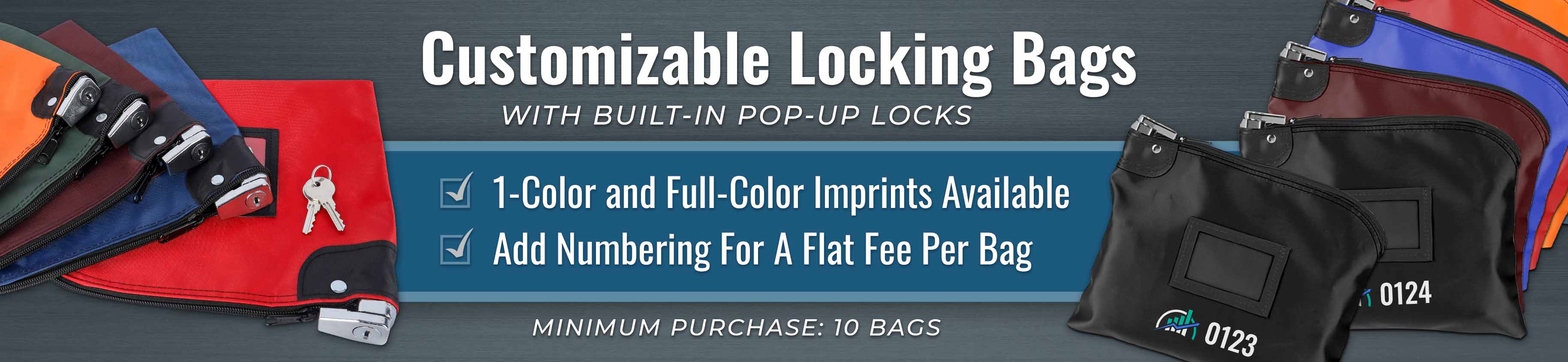 Customizable Locking Bags