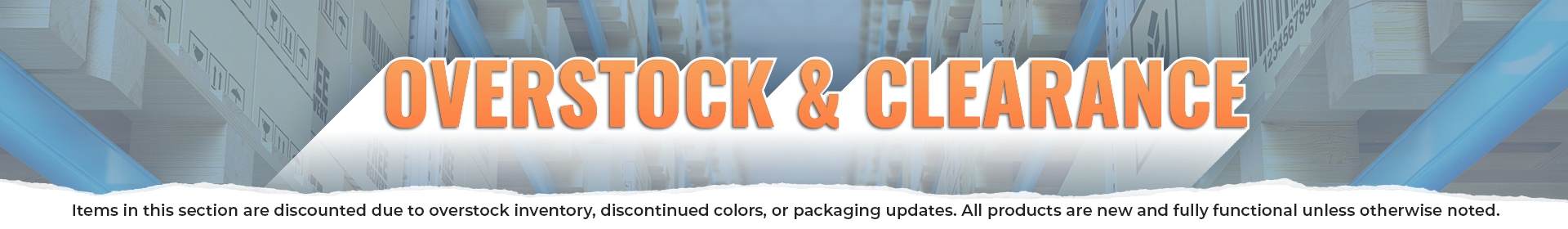 Shop Overstock Items