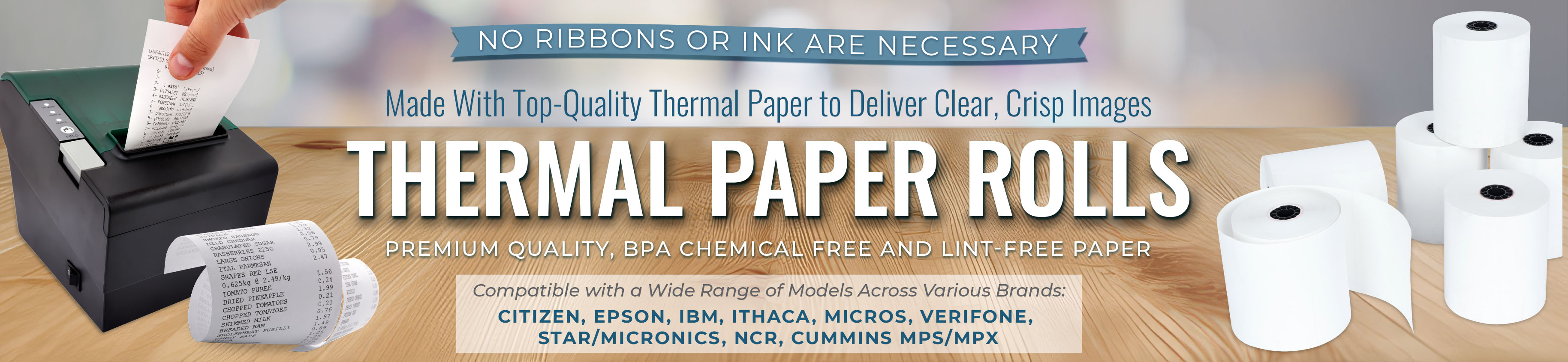 Shop Thermal Paper Rolls