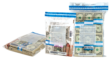 Ultima Blue Clear Deposit Bags from BankSupplies Inc