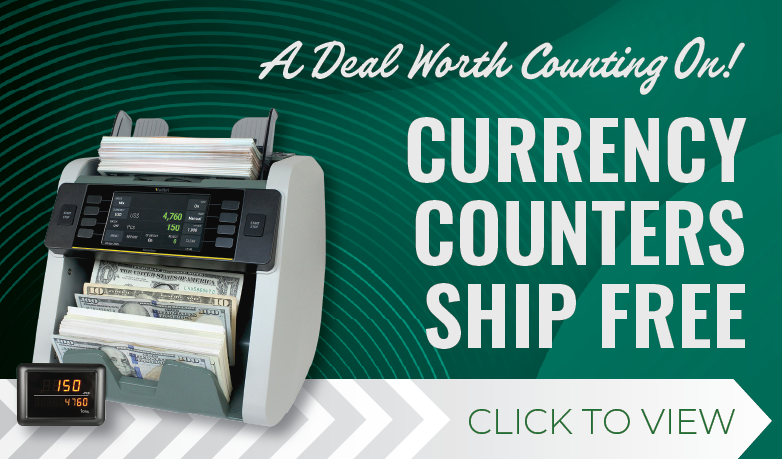 Free Shipping on Currency Counters