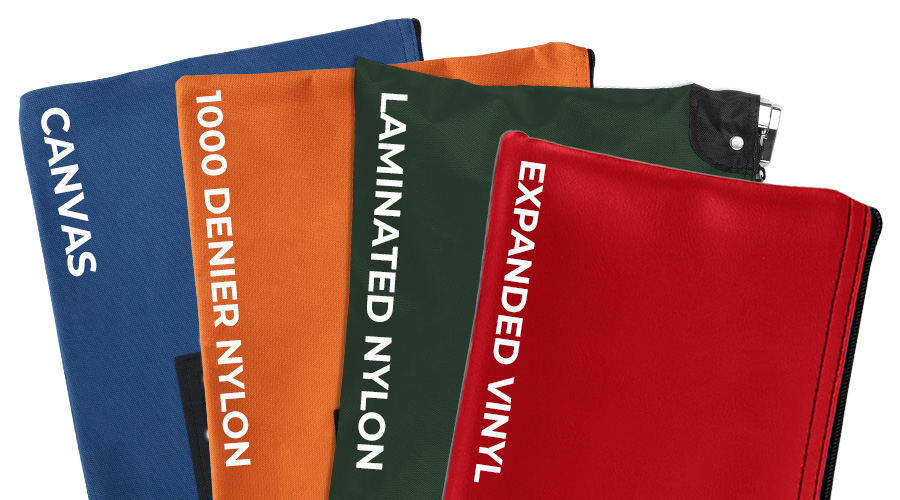 Zippered Bank Deposit Bags