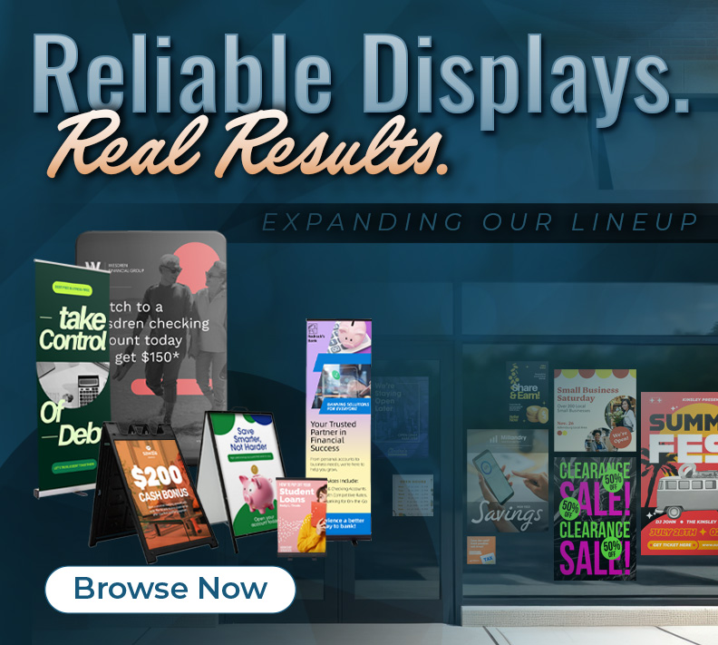 NEW! Signs, Banners & Displays