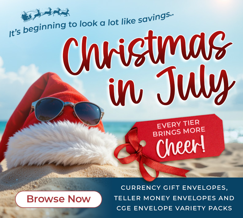 Christmas in July Envelope Sale - Save up to 20% OFF