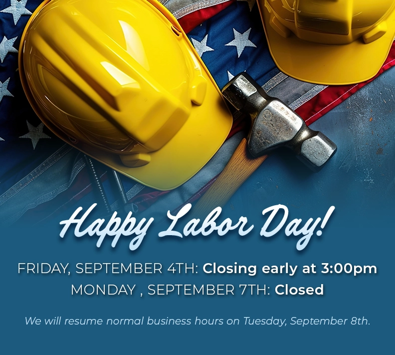 BankSupplies is closed for Labor Day
